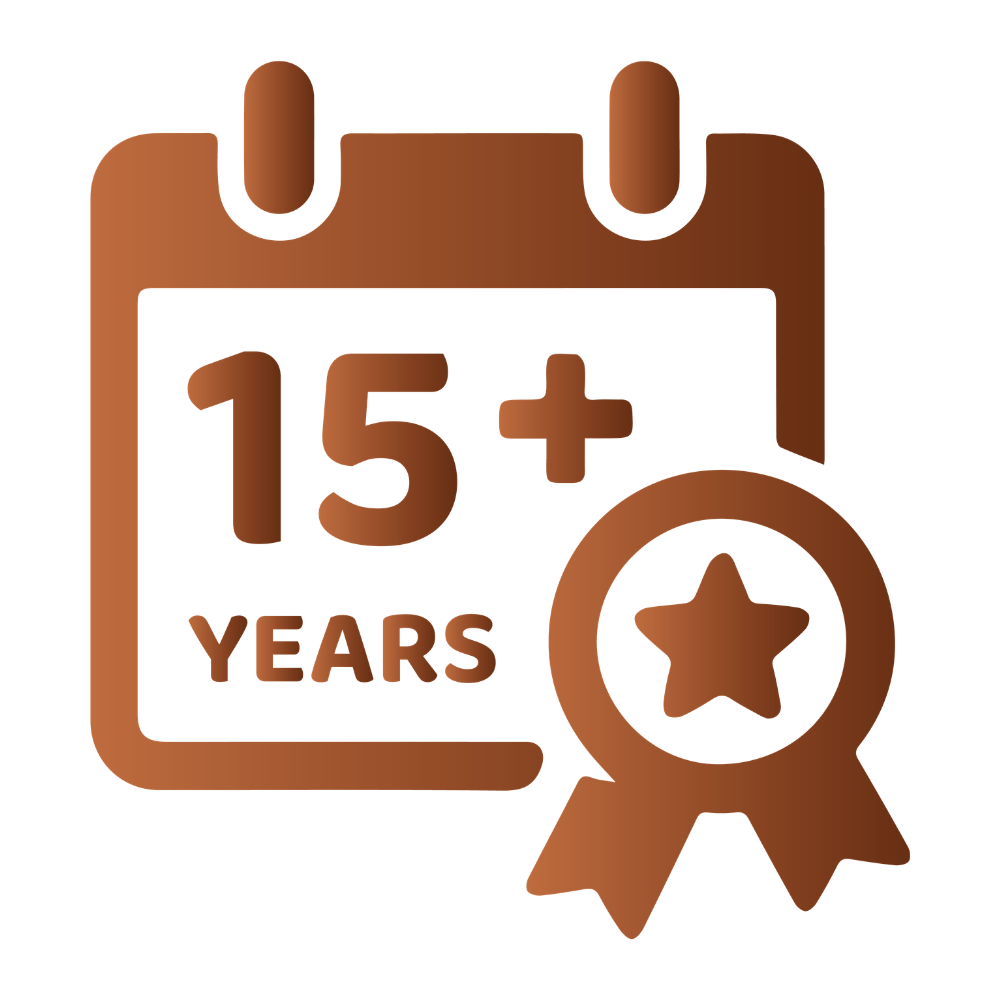 15+ Years Experience